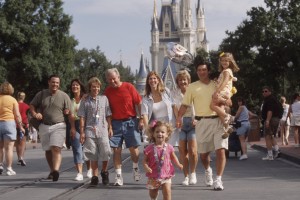 Guests at the Magic Kingdom